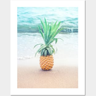 Happy Pineapple Posters and Art